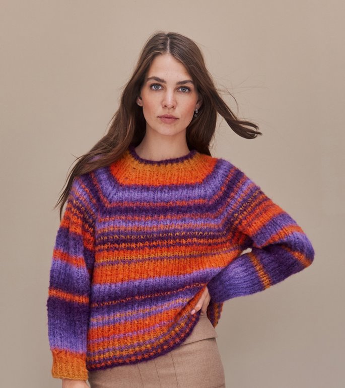 Lana Grossa TOPDOWN-PULLOVER Gigante