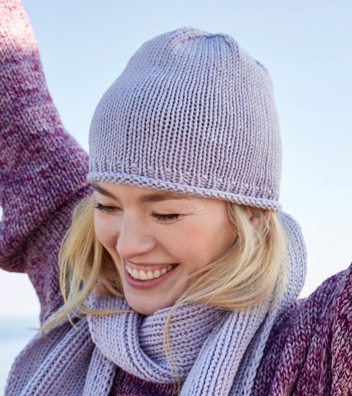 Lana Grossa BEANIE Cool Wool Superbig