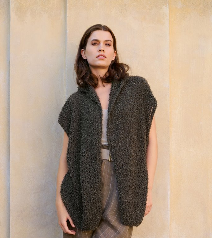 Lana Grossa SMANICATO CON CAPPUCCIO Frizzante